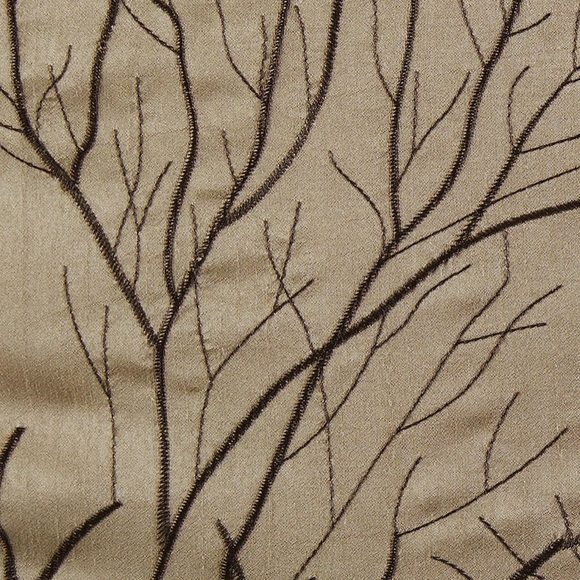 Madison Park Andora Embroidered Rod Pocket Valance, 50" x 18" - Picture 3 of 5